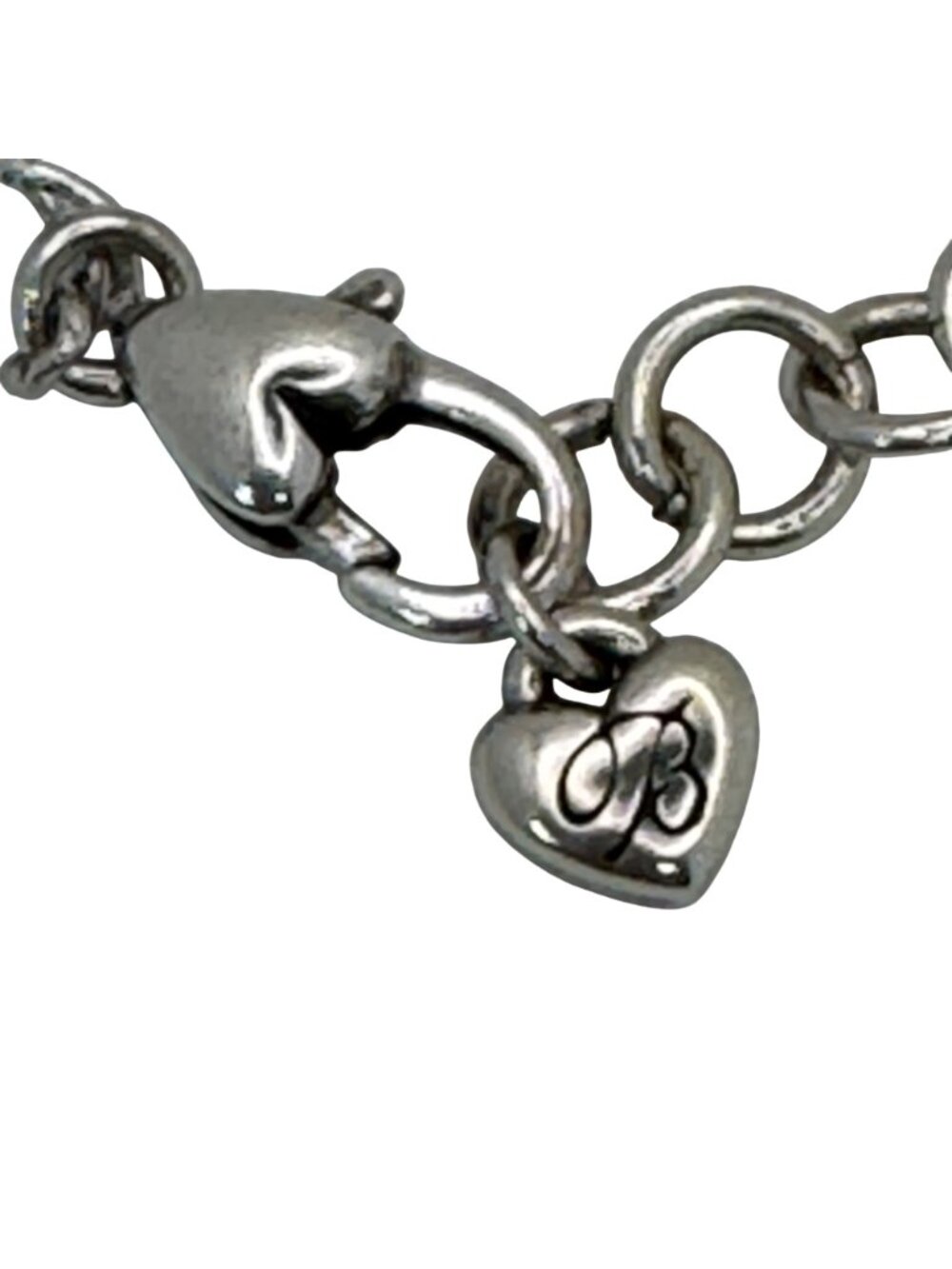 Brighton Joan Of Arc Collar Silver Tone Floral Statement Necklace Rhinestone 18" - Picture 14 of 14